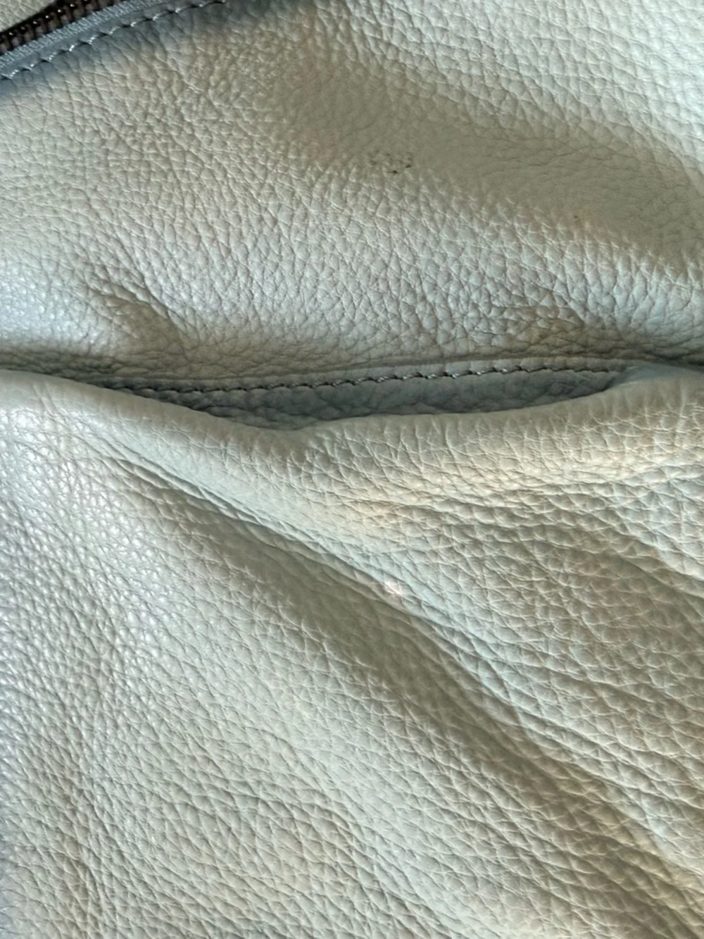 We The Free Emerson Light Blue Leather Tote - Picture 12 of 12
